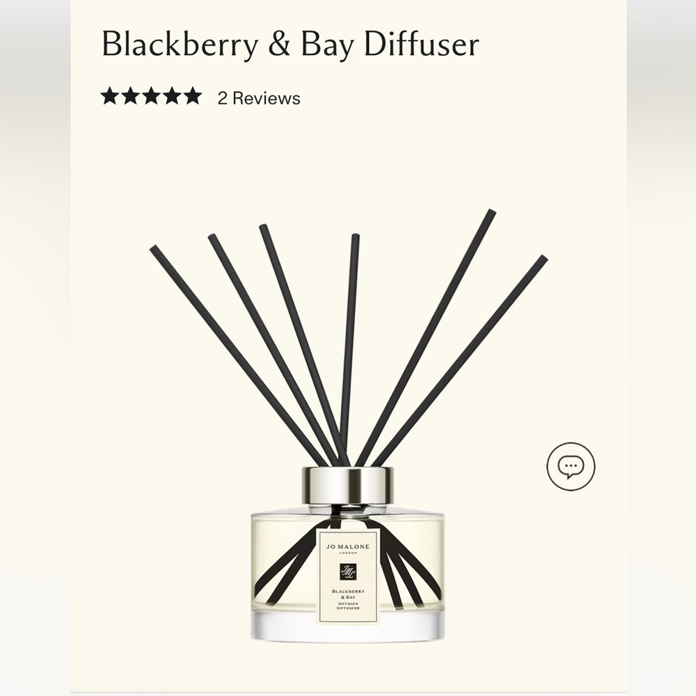 Jo Malone Blackberry & Bay Diffuser - new with all packaging & bag